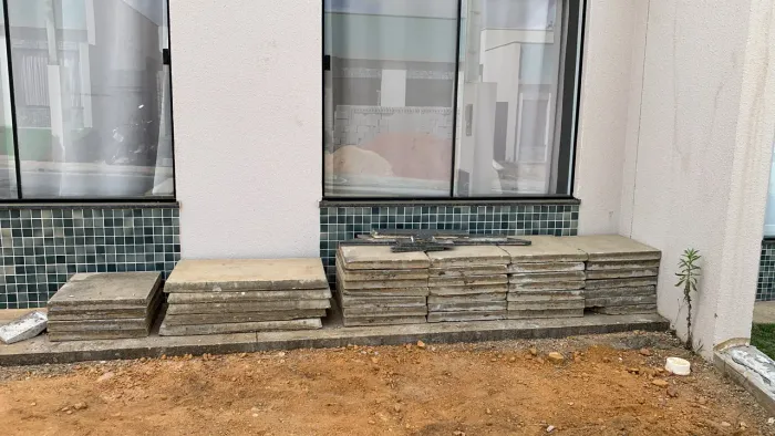 Pedras pra área externa