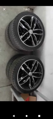 Rodas aro 18 5x112 Audi rs6 com pneus novos 