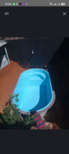 Piscina de fibra de vidro nova ?