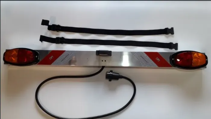 Régua sinalizadora em LED para transbike