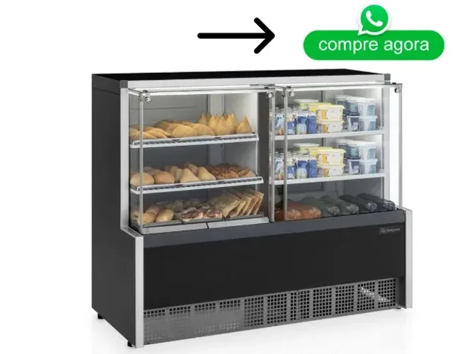 Balcão Refrigerado/Estufa 1,4M Gelopar 127V