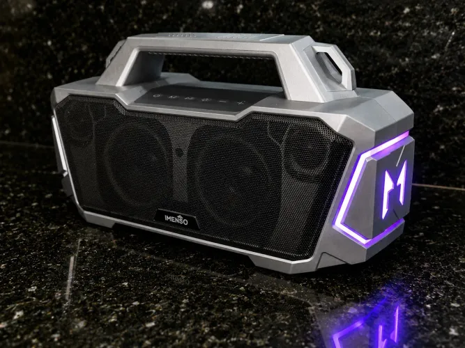 Caixa de Som Imenso X64 120W + 2 Microfones | Ótimo Estado