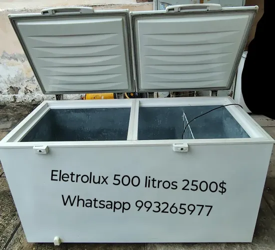 Freezer Eletrolux 500 litros zerado funcionando perfeitamente