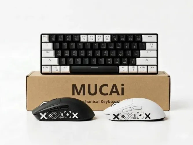 Kit Periféricos Teclado Mecânico 60% + Mouse Gamer T90