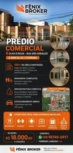 Prédio Comercial no Olho D'água