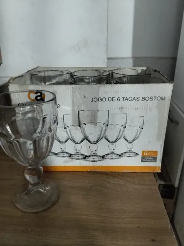 Taça de vidro bostom