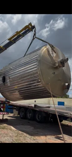 Tanque Misturador Isotérmico em Aço Inox 40.000 Litros 