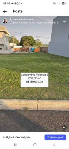 Terreno à Venda no Condomínio Valência 2