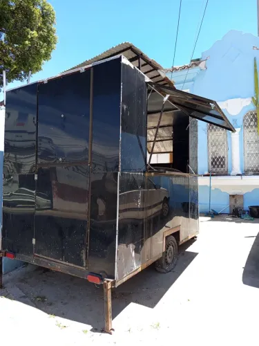 Food Truck com tamanho Personalizado, todo no alumínio e ACM 2,10X3,50 JÁ EMPLACADO