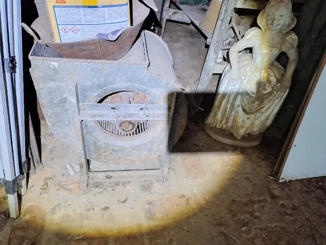 Soprador Ventilador de Forja Antigo - Ferro Fundido - Relíquia/Industrial