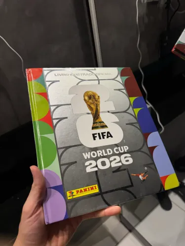 Álbum Capa Dura COMPLETO Prata Copa do mundo 2026 em perfeito estado