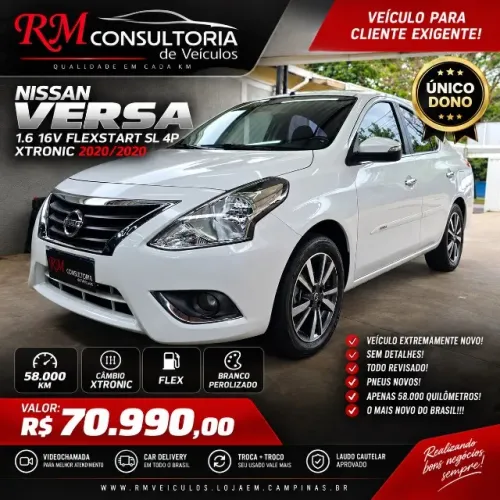 Nissan Versa SL Direct 1.6 16V Flex Aut. (pcd) 2020