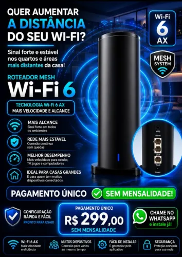 Roteador wi-fi mash modelo zte