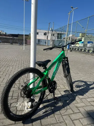 Bike Viking X Tuff 25 Verde - Aro 26 Usada