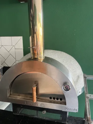 Forno Piccolo para Pizza Napolitana até 500°C - Gás e Lenha