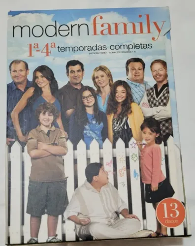 Modern Family box com 4 temporadas