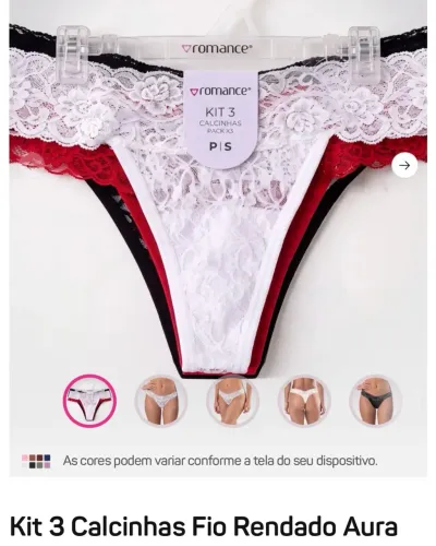 Kit Calcinha G
