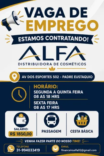 VAGA DISTRIBUIDORA DE COSMETICOS