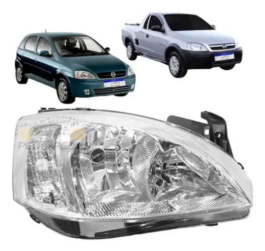 Farol Chevrolet Corsa Montana 2008 2009 2010 2011 2012 Ld Direito