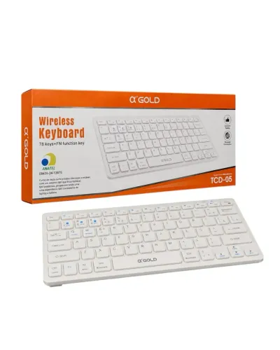 TECLADO BLUETOOTH GOLD TCD-05