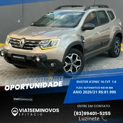 Renault Duster Iconic 1.6 16V Flex AUT 2021