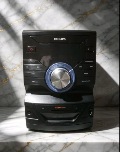 Mini System Philips Só com 1 Caixa FWM210 120W RMS - Para Retirada de peças Ou conserto 