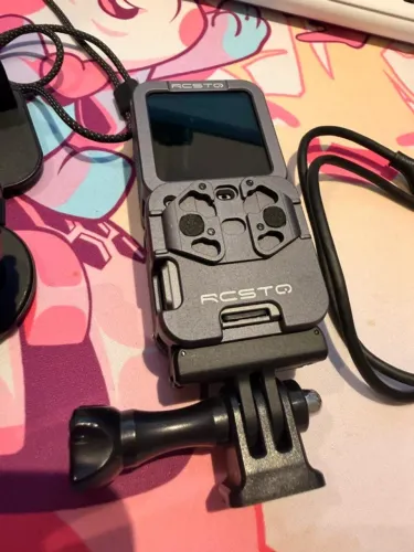 Câmera De Ação Dji Osmo Action 2 Power Combo Preto/cinza COM ACESSÓRIOS