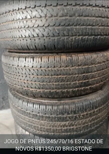 Jogo de pneus 245/70/16