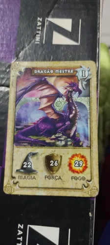 Cartas Mythomania e Dracomania coleção Elma chips