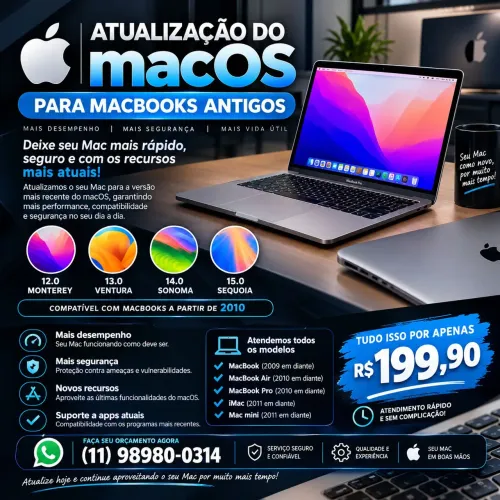 Macbook atualização
