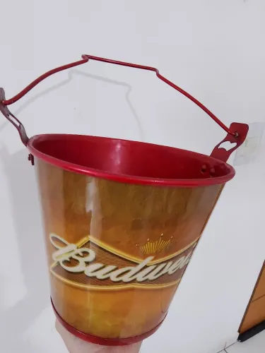 Balde de gelo alumínio Budweiser!!