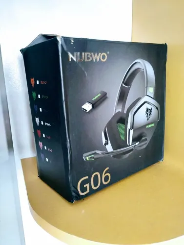 Fone de ouvido bluetooth Headset Nubwo G06, para PS5 e PC.