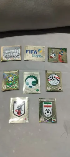 Figurinhas Brilhantes Copa do Mundo Rússia 2018