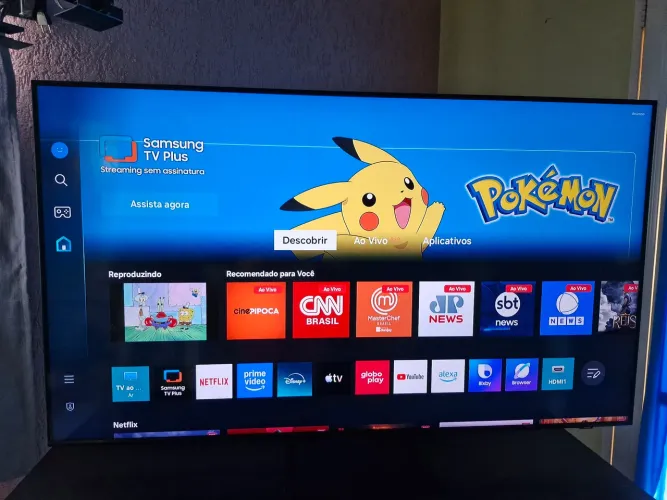 TV smart 55" Samsung 4k Qled alexa integrada , processador IA 