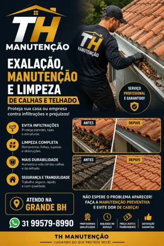Th manutenção e limpeza
