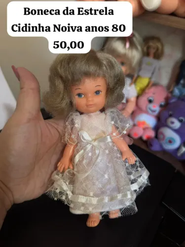 Cidinha Noiva Estrela Anos 80 Versão 12 cm 