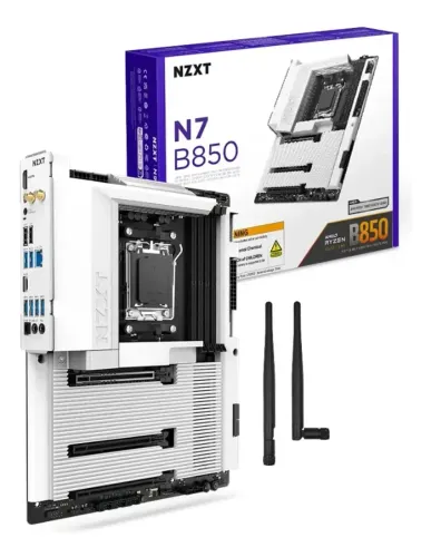 Placa-mãe NZXT B850 Branca