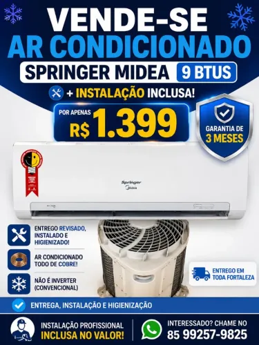 Venda ar condicionado 9mil btus 12 mil btus convencional