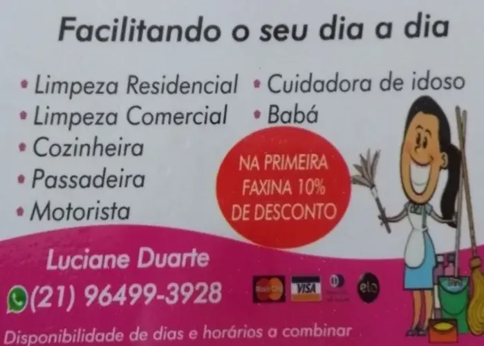 Faxineira residencial