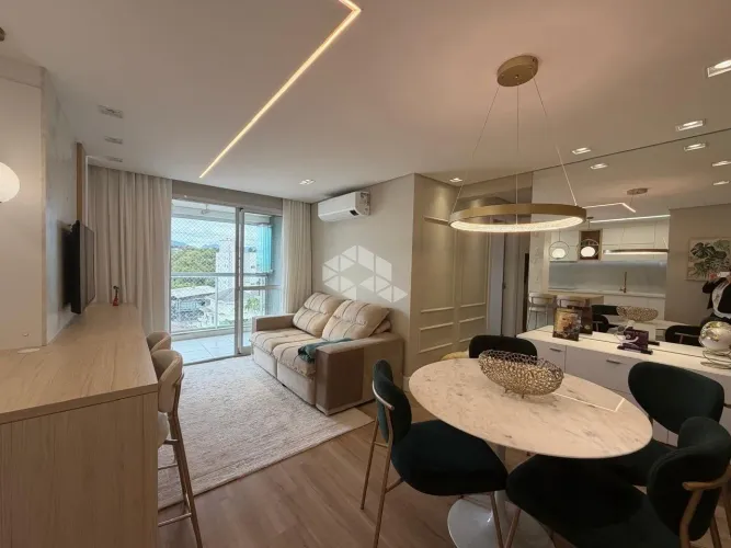 Apartamento impecável no Residencial Cennario - Praia Comprida | São José/SC
