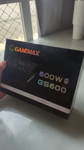 Fonte 600w gamemax nova