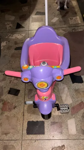 Triciclo multifuncional Calesita Velocita Rosa