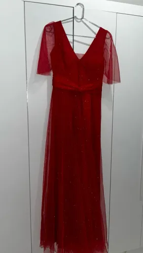 Vestido Longo de Festa Vermelho