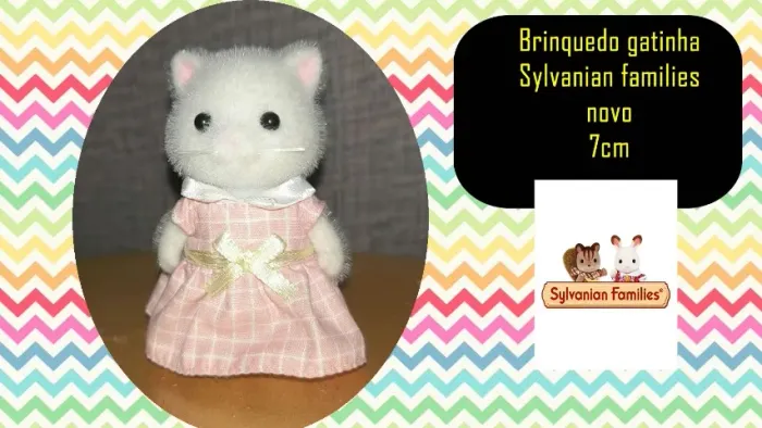 brinquedo gatinha sylvanian families novo