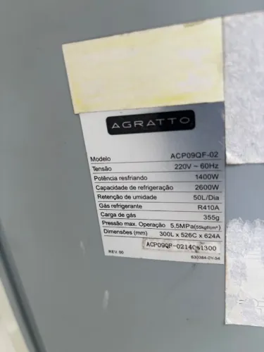 ar condicionado portátil 9.000btus