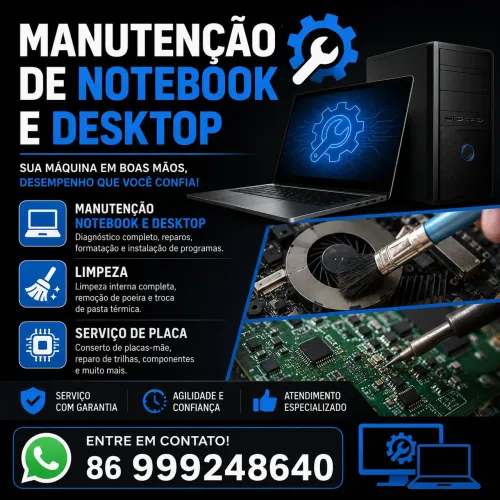 Notebook e Desktop 