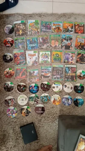 Jogos Xbox 360 lote de 71 jogos paralelos