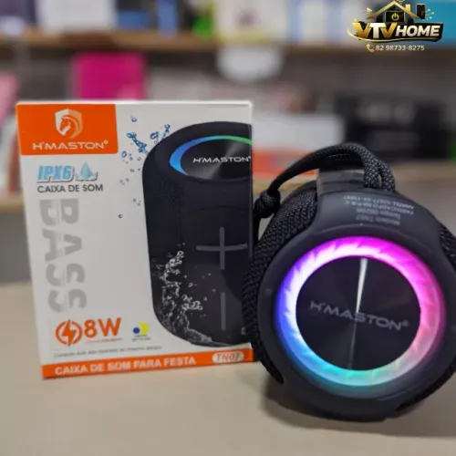 Caixinha Hmaston 8W Bluetooth + Entrega Grátis 