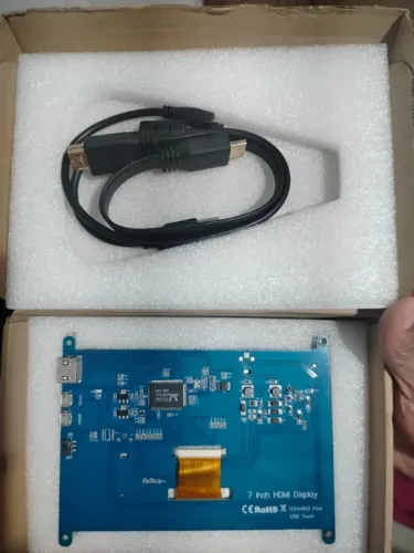 tela/display 7 polegadas hdmi