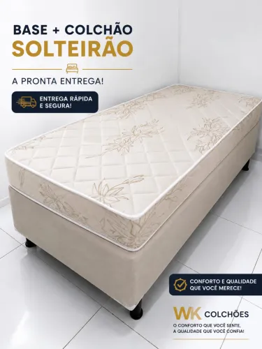 Cama box solteirão